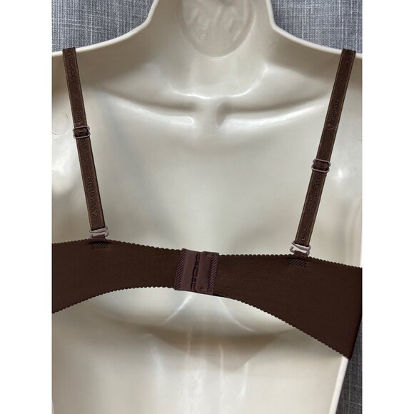 Affinitas Intimates Set of 2 Removable Straps Push-up bras, 34C, striped/brown - Picture 5 of 16